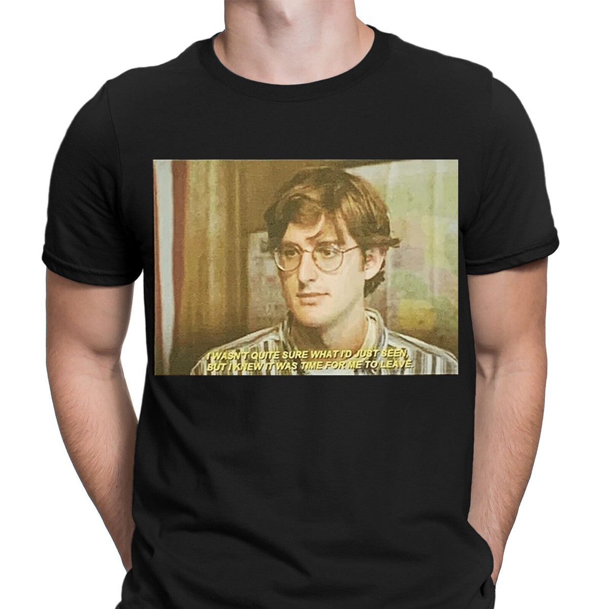 Louis Theroux I Didn't Know What I'd Just Seen Funny 90s Meme Mens T-Shirts  #VED