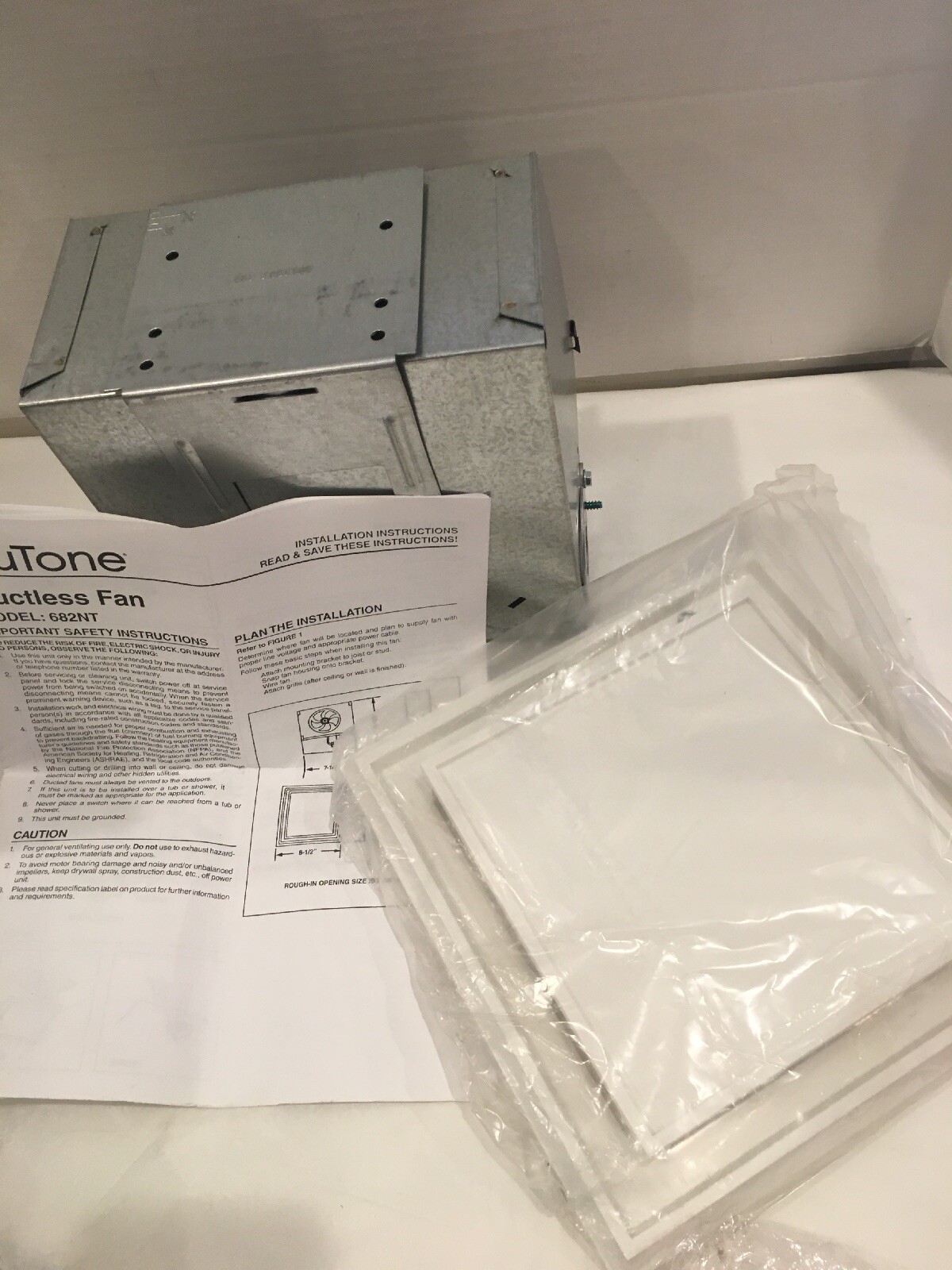 Nutone 682nt Broan Duct Free Bathroom Ventilation Fan For Sale Online Ebay