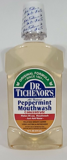 Dr. Tichenor's Antiseptic Mouthwash, Peppermint 16 oz ...