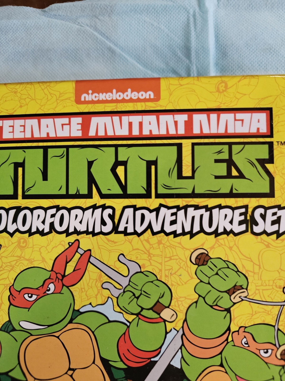 TMNT Colorforms Adventure Set Ninja Turtles Kahootz Reproduction for ...