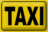 Blechschild Hinweis 30X20 Cm Taxi Geschenk Wanddeko Metal Deko Schild Tin Sign