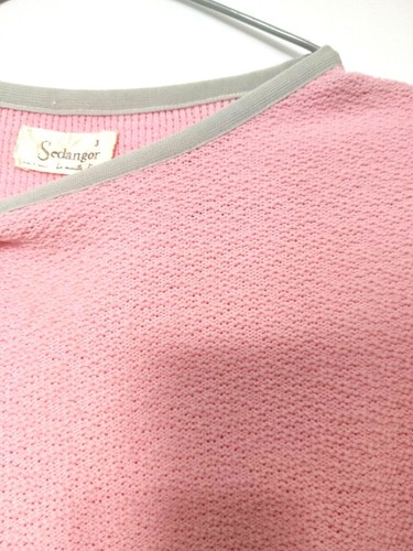 SEDANGOR Vintage Damen Shirt Gr. L / 40 cropped Top Oberteil rosa Retro - Bild 4 von 5