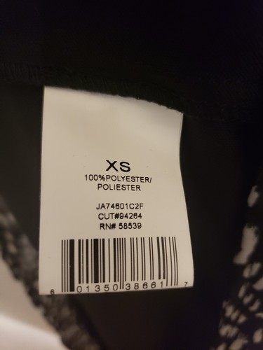 Speechless Casual Dress Juniors XS Black Ivory Butterfly Accent Sleeveless Lined - Picture 11 of 13