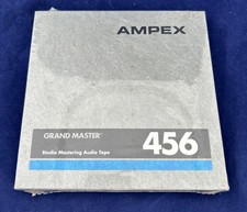 Ampex Grand Master Studio Mastering Audio Tape 456 7” Reel Sealed In Box**
