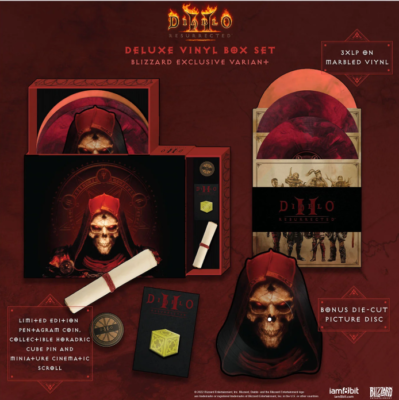 Diablo II 2 Resurrected 3xLP Vinyl Deluxe Box Set Collectors