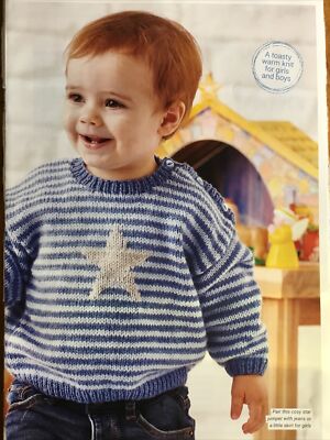 BABYS STERNMOTIV PULLOVER STRICKMUSTER (siehe Hinweise)
