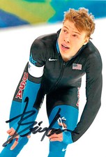 Brian Hansen (USA) OLYMPIA 2010 Silber im Eisschnelllauf