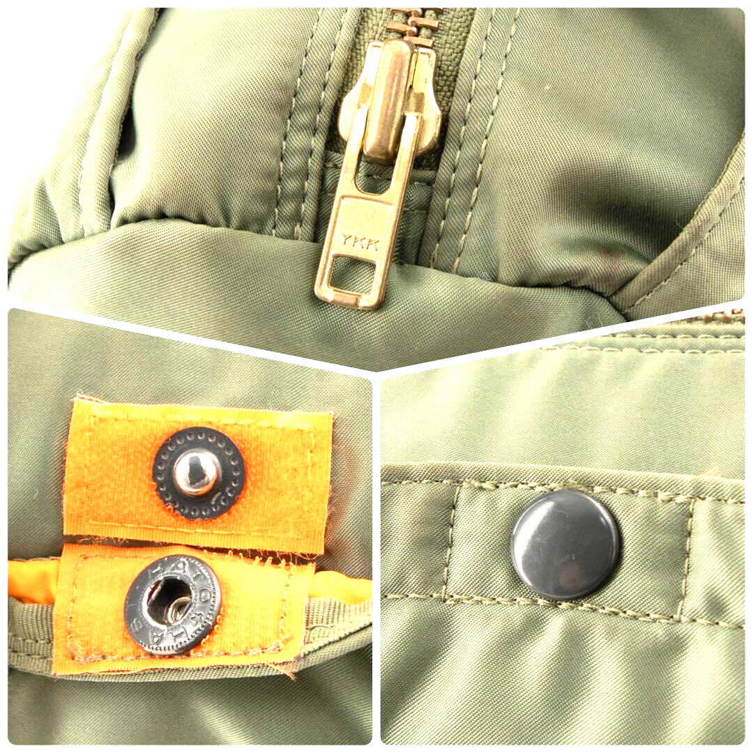 PORTER Tanker Mini Boston Duffle Bag Sage Green Nylon Small