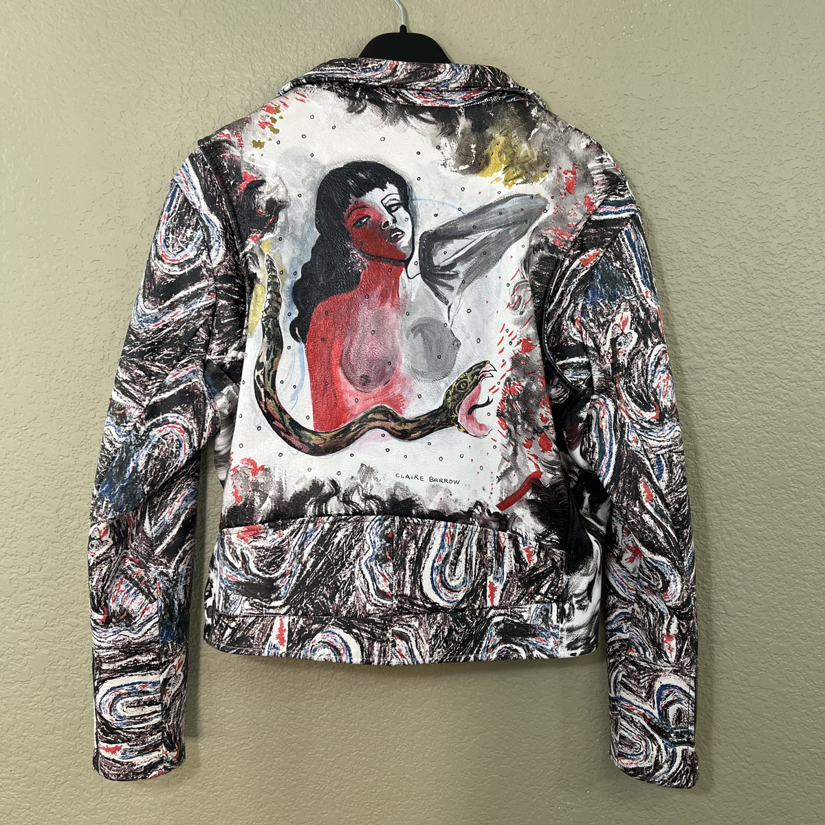 クレアバロー Claire Barrow 超希少ライダースジャケット GB0124/JJ01 : Stone Mask Riders Jacket / ストーンマスクライダース トップス