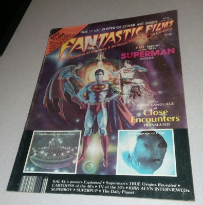 FANTASTIC FILMS JUNE 1978 vol1 #2 superman close encounter scifi horror magazine