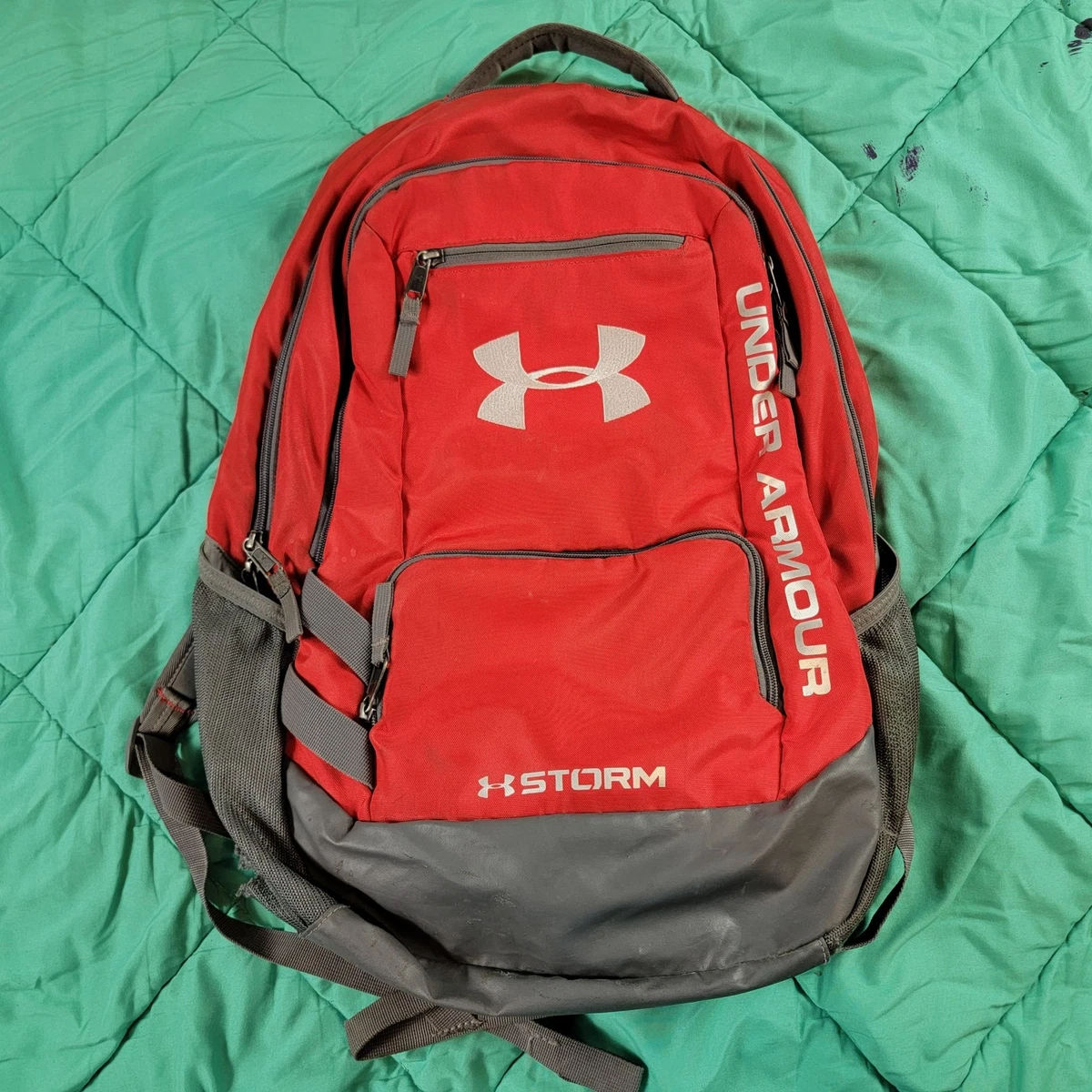 Red Under Armour Unisex Hustle Sport Backpack, Accessories