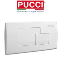 PLACCA PUCCI ECO 80005410 BIANCA SOSTITUISCE LA 5710 E 5910 - DOPPIO TASTO