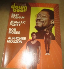 Down Beat December 4, 1975, Billy Cobham, Ponty, Mouzon, see table contents pix