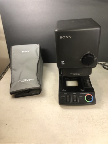 Sony PHV-A7 Photo Video Camera Slide Transfer. Turns On, Not Fully Tested.