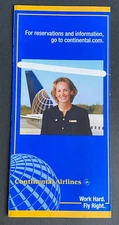Continental Airlines Ticket Jacket - First Class (5/08)