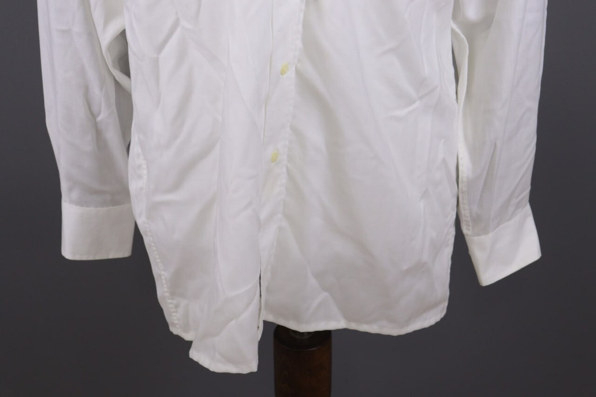 Christian Dior White Pur Cotton Long Sleeve Pocket Dress