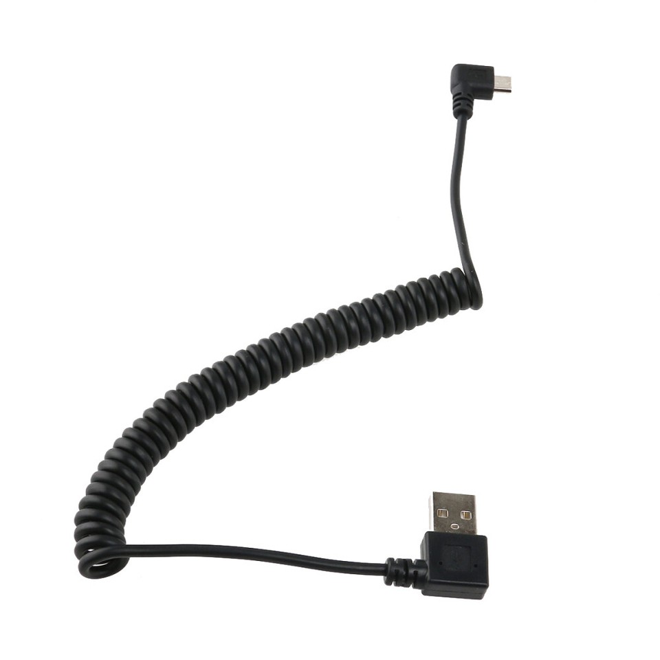 1.5m Practical Spring Micro USB Cable Data Cable Charging Wire Charging
