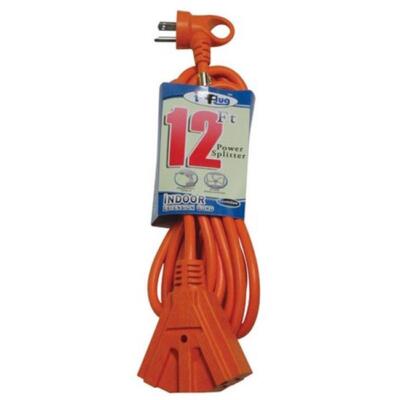 Conntek 24342-144 I-Ring Tri-Outlet Extension Cord 12-Foot 14/3 U.S. I-Ring Male