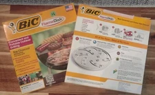 BIC Flame Disk Portable Outdoor Grilling Tailgating Charcoal Alternative NIB Set