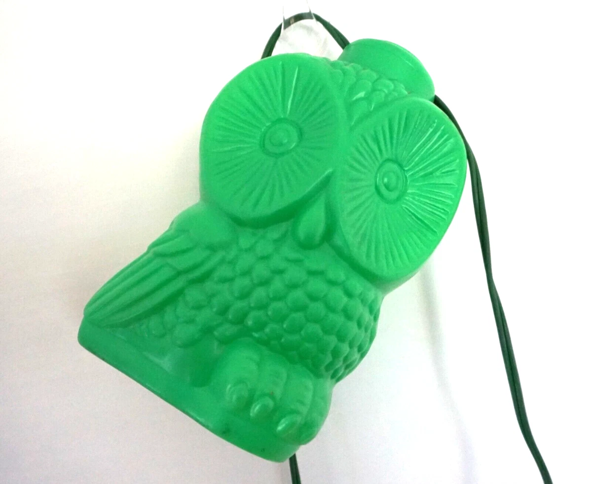 Vintage Owl Blow Mold Patio String Lights Yard Camper RV 7 Large