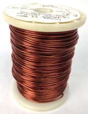 OEM FAY Electric Wire Corp. Solid Copper Wire 2 Lb 250' Spool 16 HTAI Natural