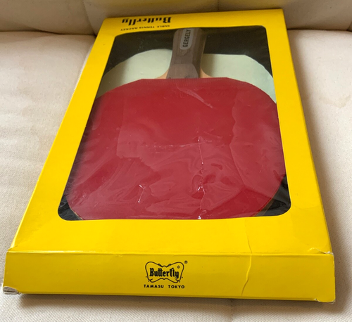 Vintage Butterfly Table Tennis Racket- Gergely- Sriver D13- S- Tamasu in Box - Picture 6 of 16