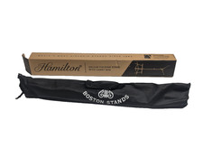 Hamilton KB900B Deluxe Folding Music Stand Black w/ Carry Bag   Excellent
