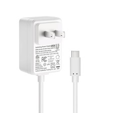 PD USB-C 27W Power Supply for Raspberry Pi 5, Cable Length 47 inch 5.1V 5A GaN P