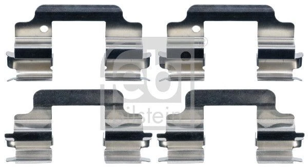 Febi Kit de montaje de pastillas de freno delanteras traseras para Volvo S40 S60 S80 V60 Foto 2 de 2