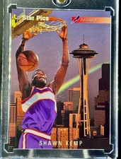 1991 STAR PICS SHAWN KEMP FLASHBACK SEATTLE SUPERSONICS #50 MINT BASKETBALL CARD