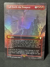 MTG FOIL Call Forth the Tempest - The Lord of the Rings Commander #509