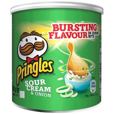 Pringles Sour Cream & Onion Chips 12x 40,0 g