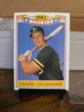 1987 Topps Mark McGwire Commemorative Set Card #1B-3B Oakland Athletics Rookie