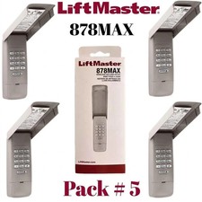 LiftMaster 878MAX Garage Door Keypad Wireless and Keyless Entry System pack of 5