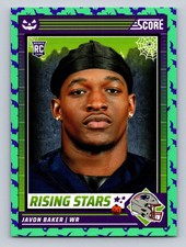 2024 Score-A-Treat #25 Javon Baker Green Bats RC Rookie New England Patriots