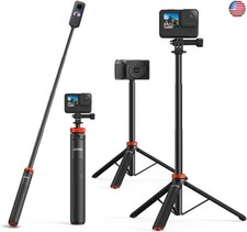 UURig Telescopic Selfie Stick Long with Tripod, Waterproof Hand Grip, for