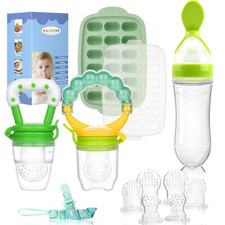 Baby Fruit Feeder  Baby Breastmilk Popsicle Molds- Silicone Babies Food Freezer