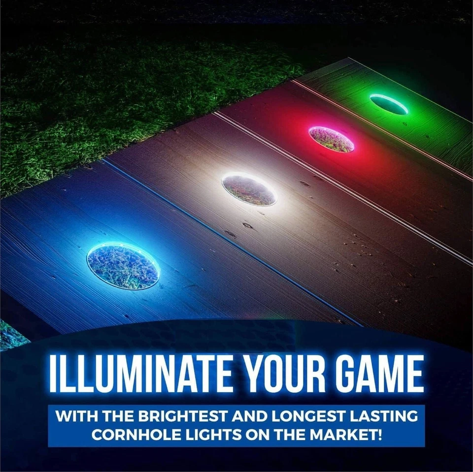 WSOC Cornhole Boards Crater Lake Regulación Oficial Tamaño Patas Plegables Foto 4 de 4