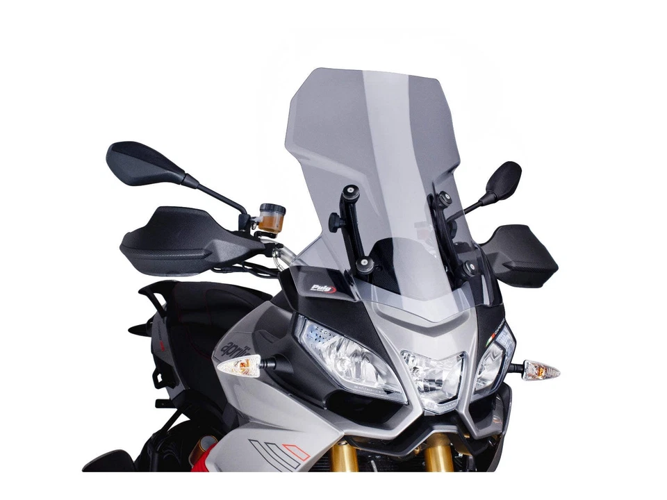 Puig Touring Screen Windshield Light Smoke for Aprilia Caponord 1200 (13-17) - Image 2 of 4