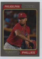 2023 Heritage High Number Silver Bordered Chrome Refractor Gregory Soto 07mh