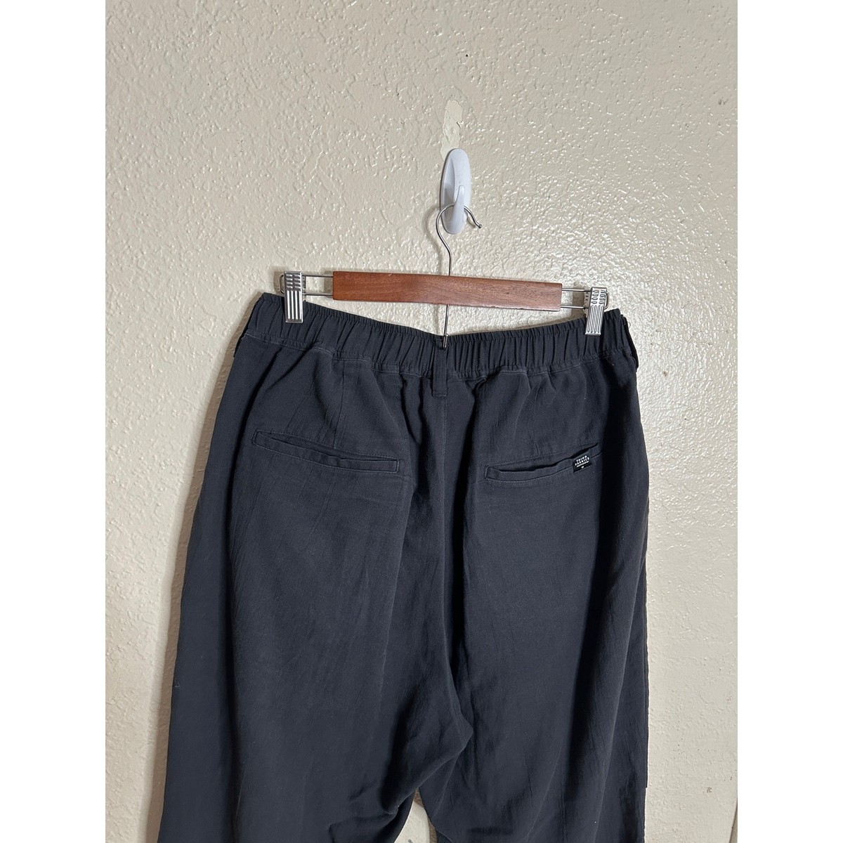 Thing Fabrics Made in Japan Cotton Balloon Pants Black Mens Small View 3