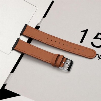 Bracelet Genuine Leather Smart Watch Wrist Band Strap For Fitbit Versa 4 3 Sense
