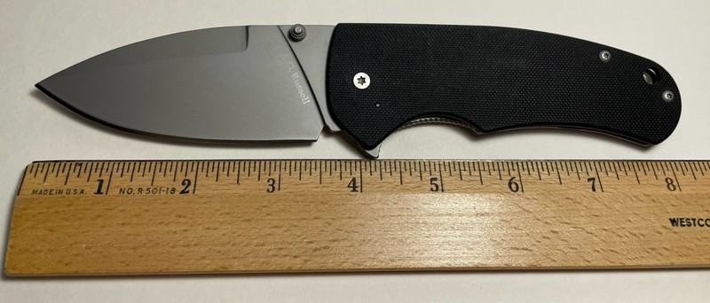 A.G. Russell Orca Single Blade Framelock folding knife AGFR-C1S10