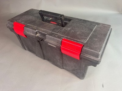 Rubbermaid Roughneck 7716 Large Toolbox Vintage Heavy Duty Storage Case