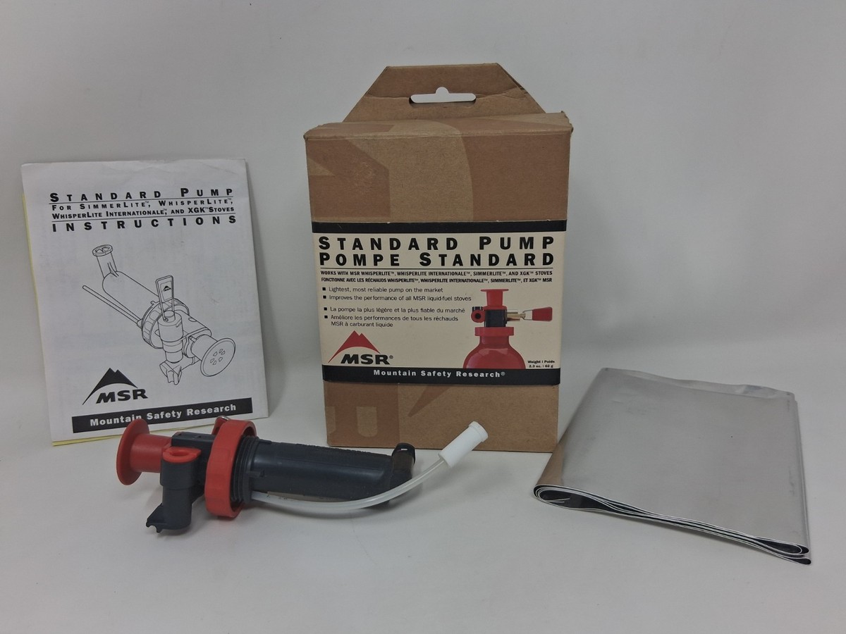 MSR Standard Fuel Pump 11794 for Camping Portable Cooking Stoves