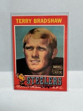 JA4392 1999 Topps Stars Terry Bradshaw Auto Rookie Reprint Pittsburgh Steelers
