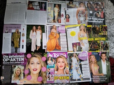 Blake Lively magazine clippings 