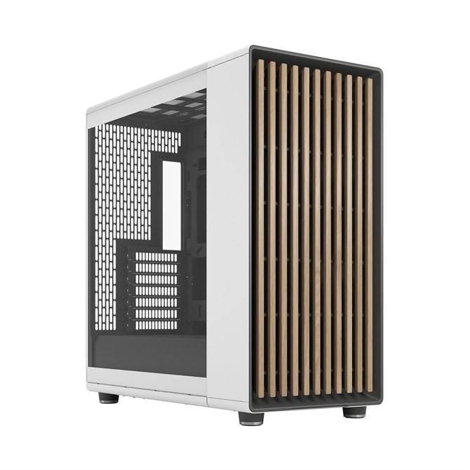 Fractal Design North XL RC Chalk White TG Clear - PC Case for Reverse Connector Motherboards - Includes 3 x 140 mm Fans - Type-C USB - RC ATX Full Tower Case - Image 4