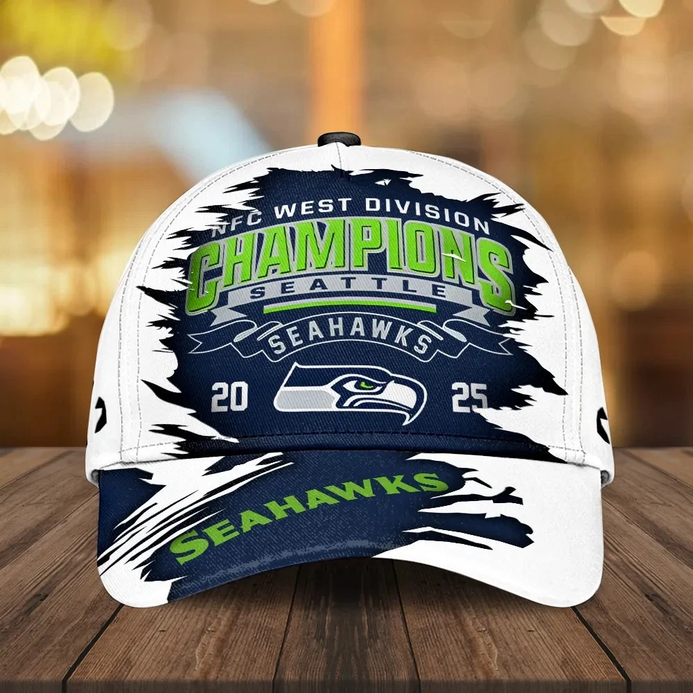 Seahawks 2025 NFC West Champions Baseball Cap