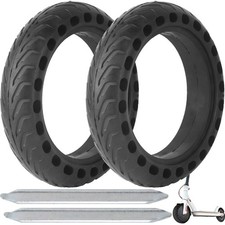  2-Pack 8.5" Electric Scooter Solid Tires, 8 1/2 x 2 Scooter Replacement Tir...